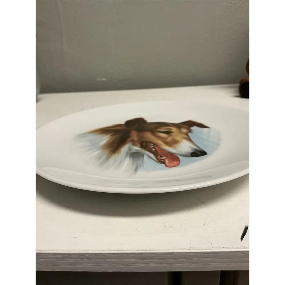 Small dish Golden Crown , Bavaria.Schumann Arzberg Germany collie / Sheltie